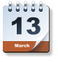 March 13